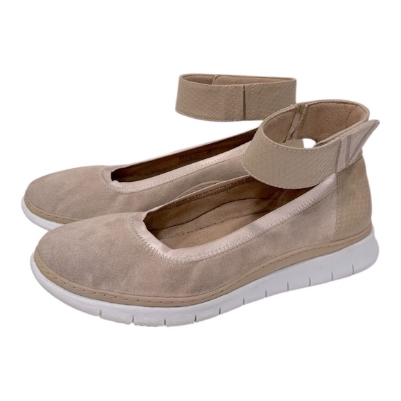 Vionic Camile Womens Suede Ankle Strap Ballet Flats size 8 (25 cm) - Picture 3 of 12